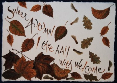 Autumn from All the year by Liz Mathews (text by John Clare)